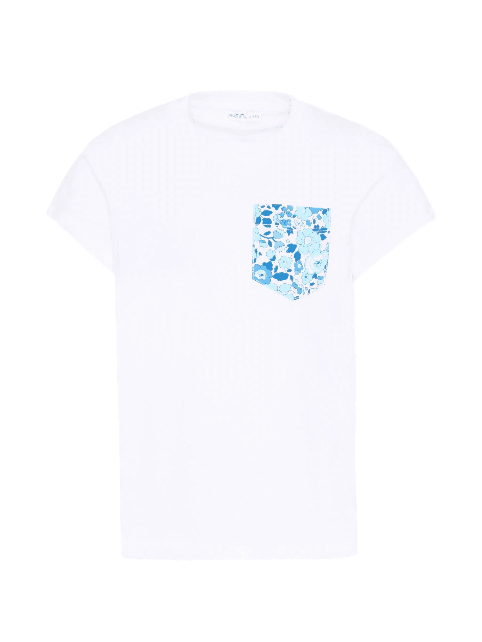 floral-print pocket T-shirt - Image 1