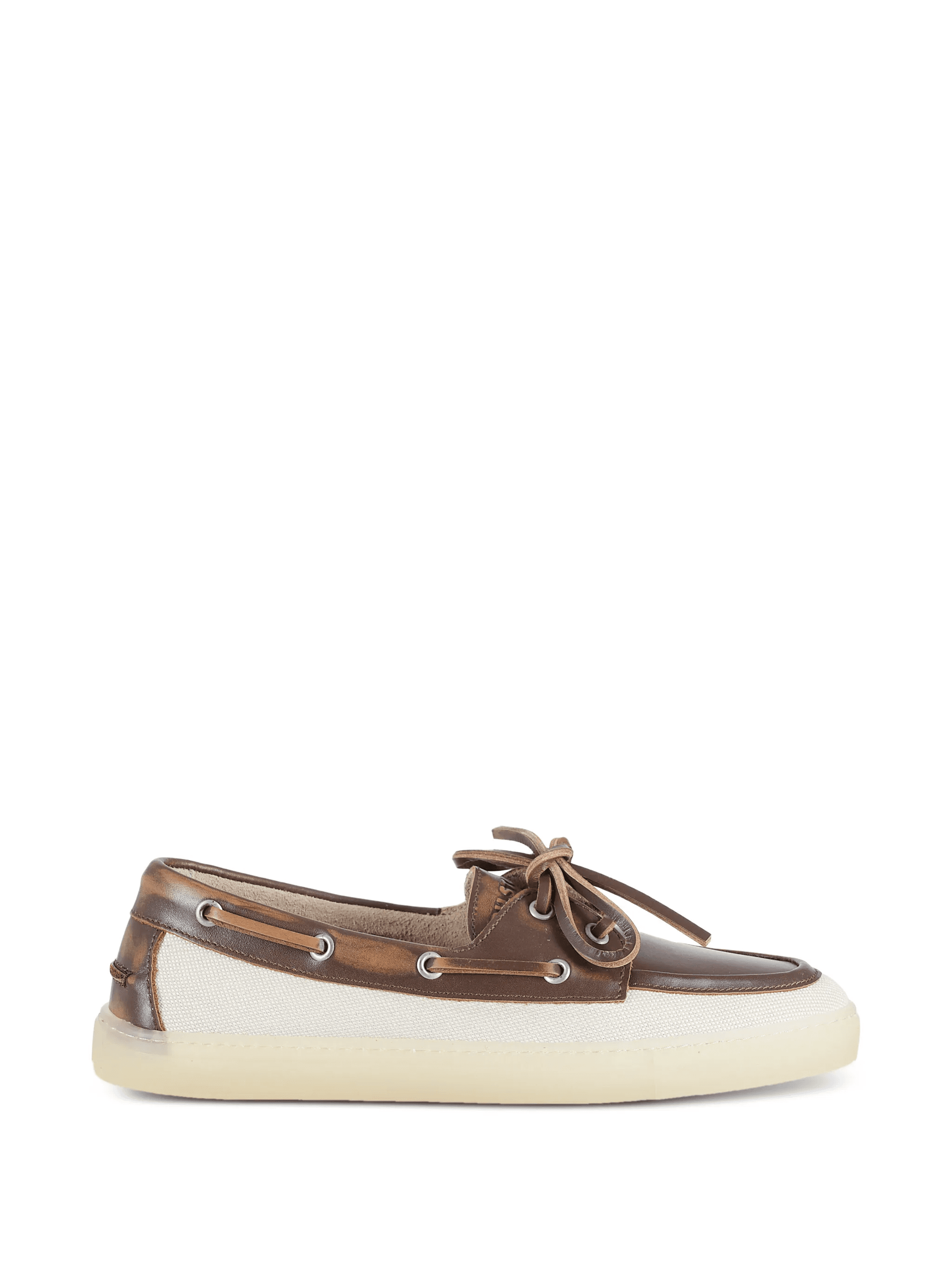 lace-up panelled loafers - Image 1
