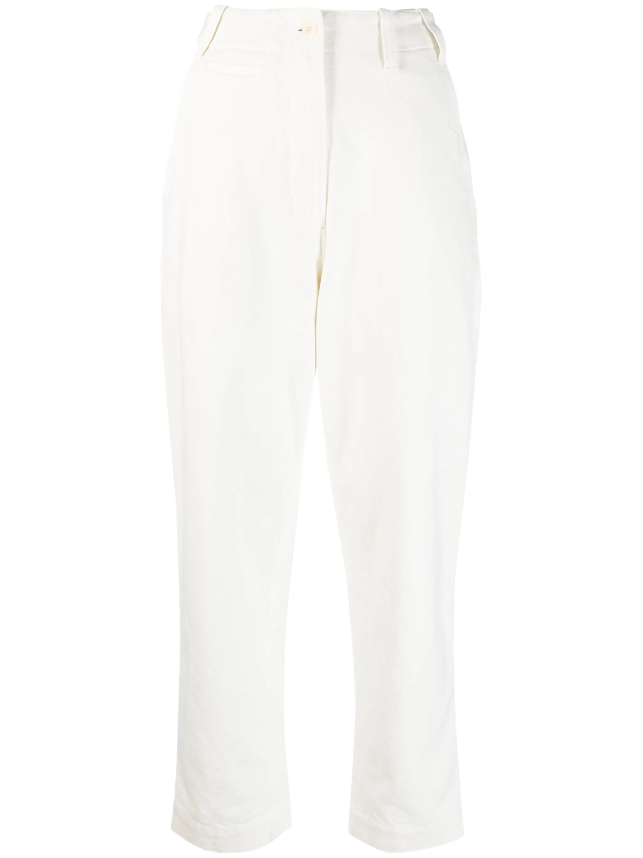 high-waisted tapered trousers - Image 1