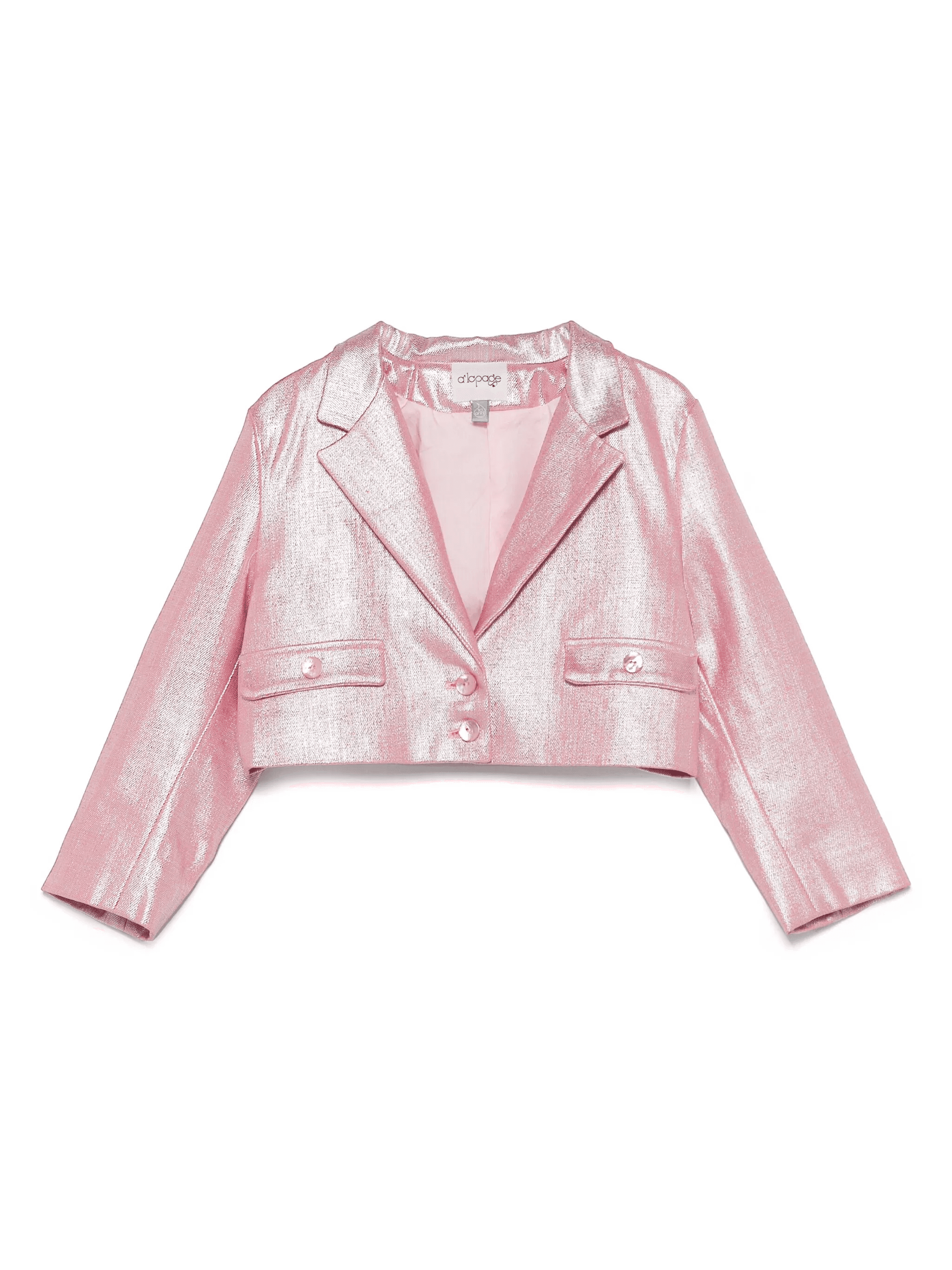 metallic-finish blazer - Image 1