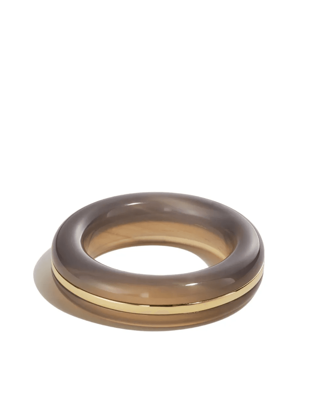 14K gold agate ring - Image 1