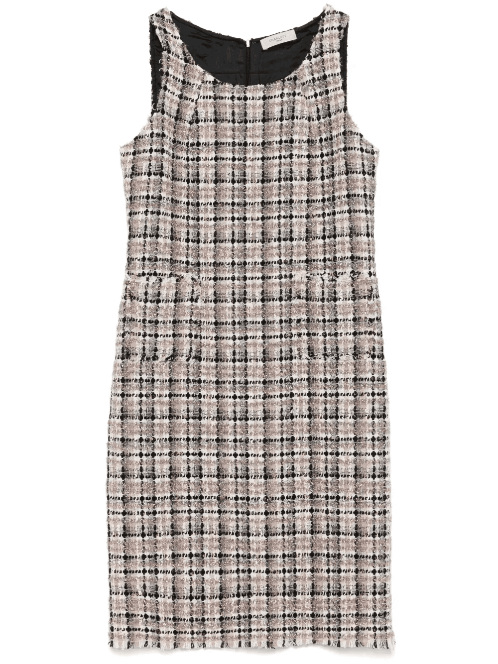 tweed midi dress - Image 1