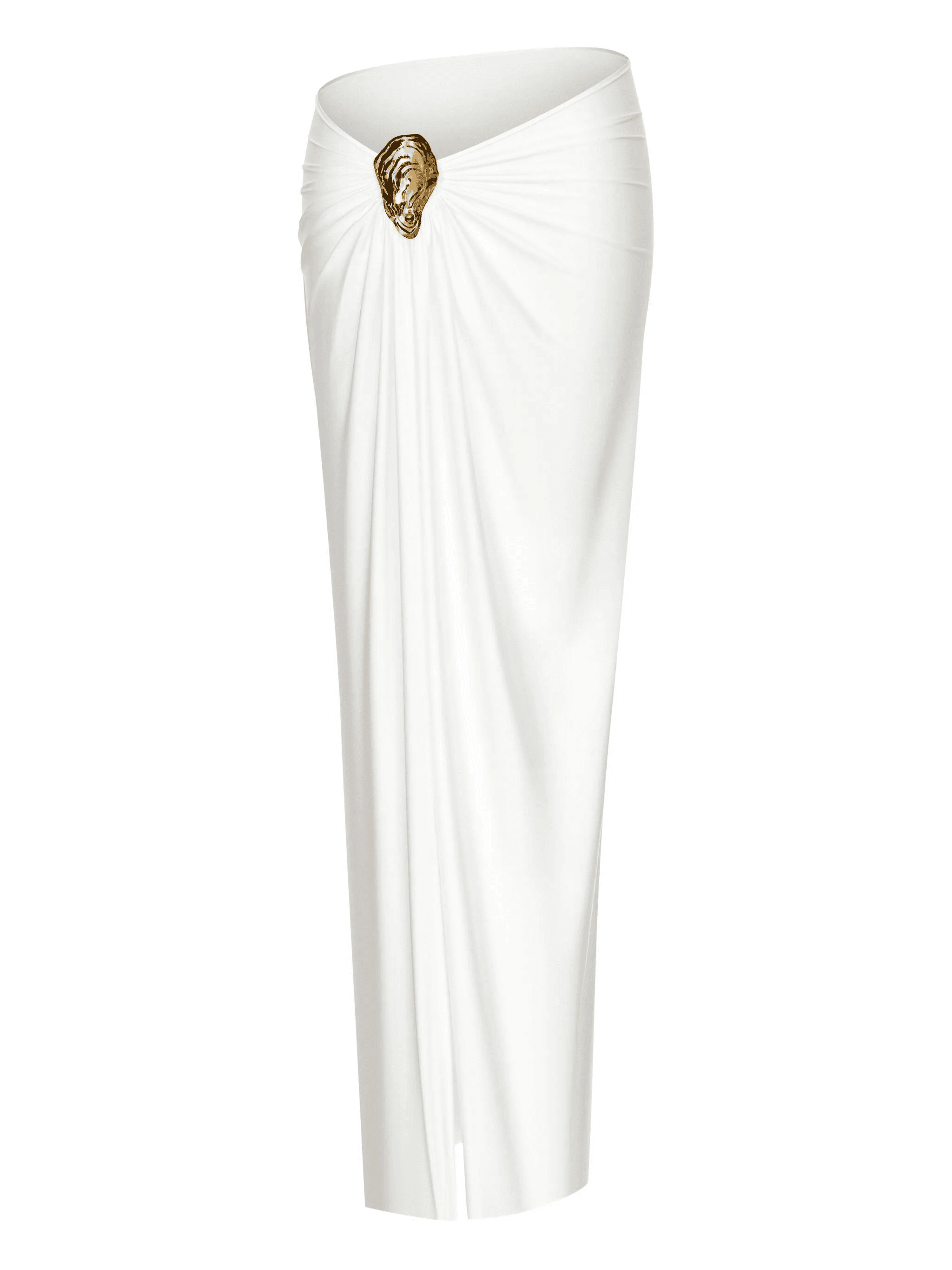 oyster-embellished beach cover-up - Image 1