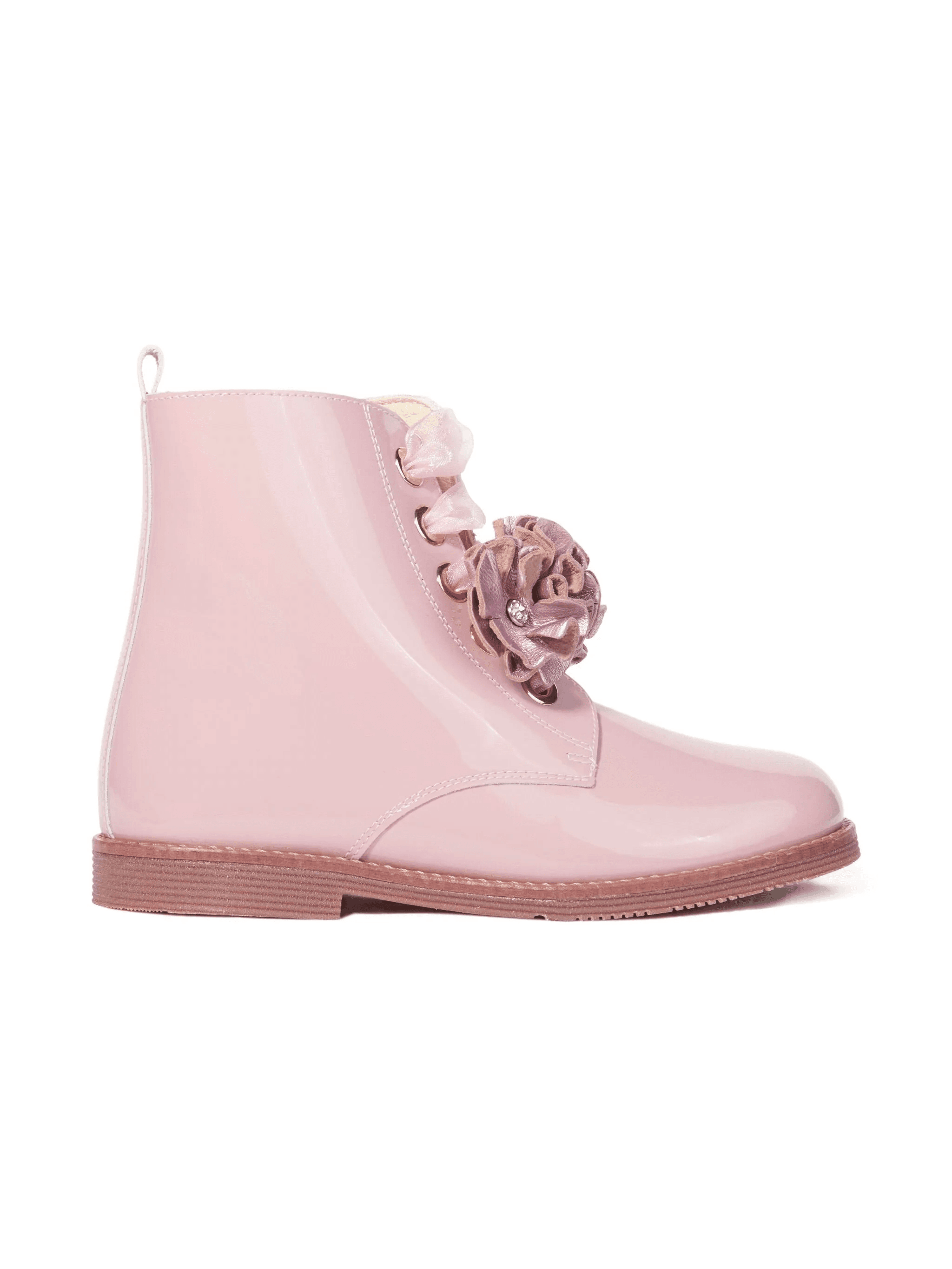 ruffled lace-up boots - Image 1