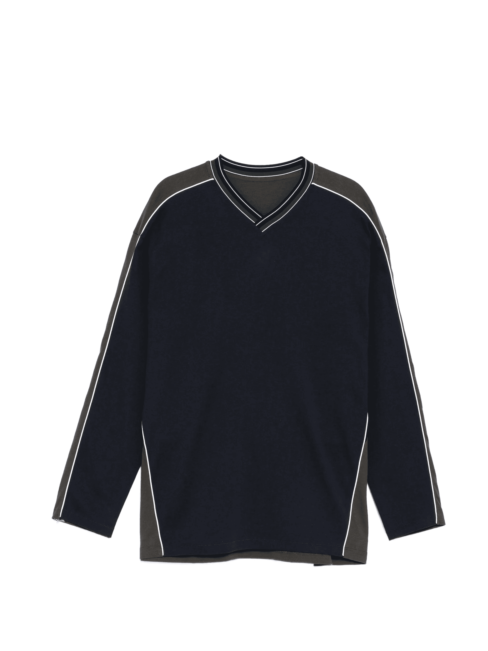 loose long-sleeved T-shirt - Image 1