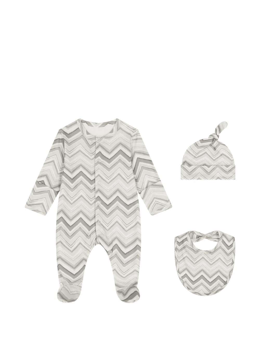 chevron-print pajamas set - Image 1