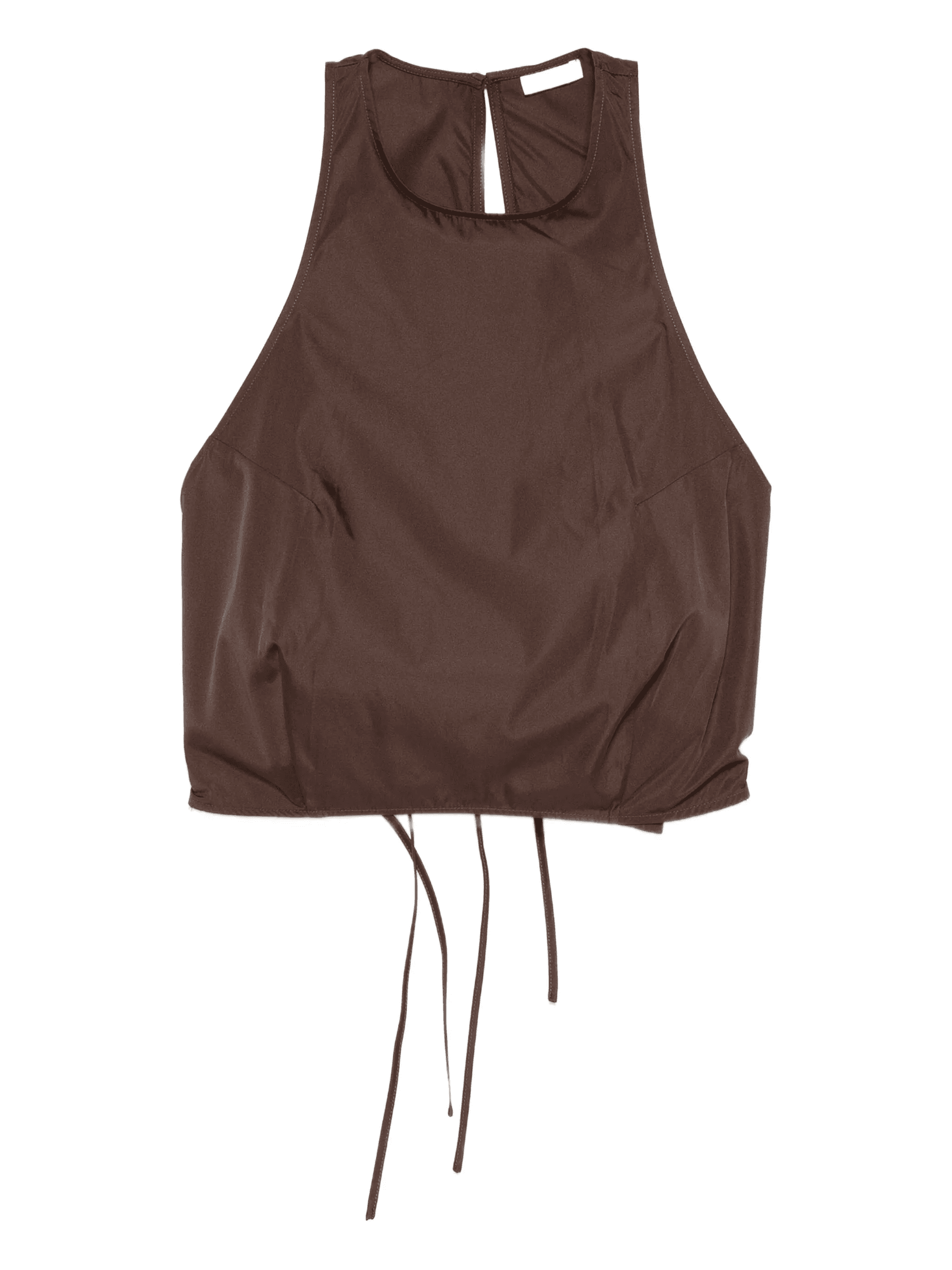 tie detail cocoon top - Image 1