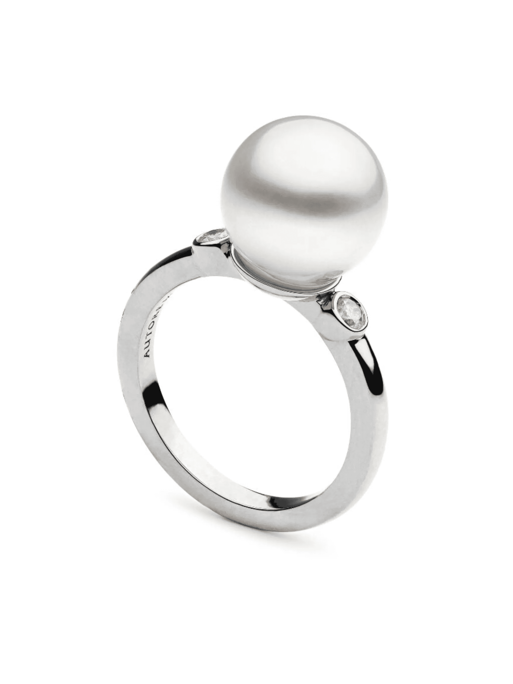 9kt white gold Allegra South Sea Pearl ring - Image 1