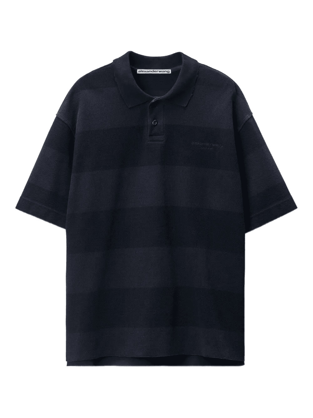 Marina striped piqué polo shirt - Image 1
