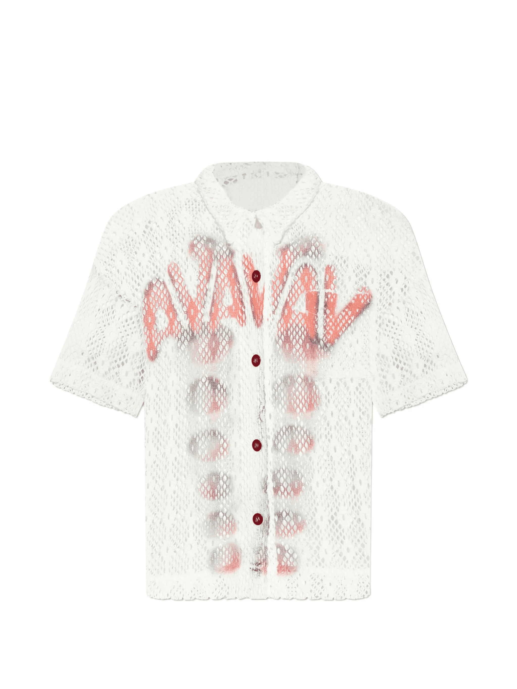 mesh button shirt - Image 1