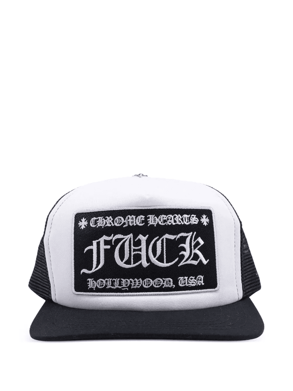 slogan-embroidered "Black" cap - Image 1