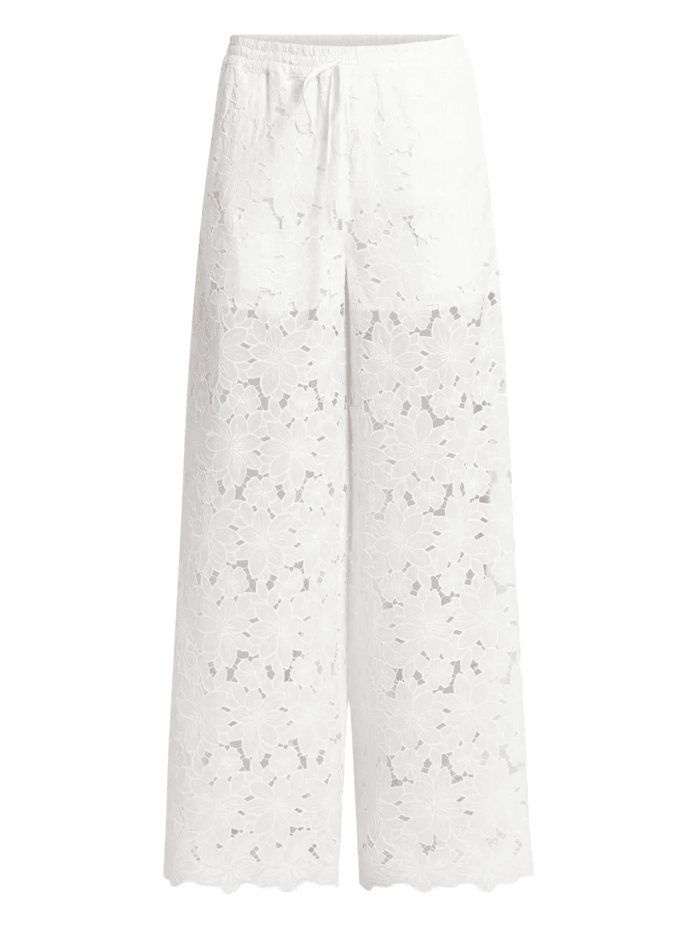 floral-lace trousers - Image 1