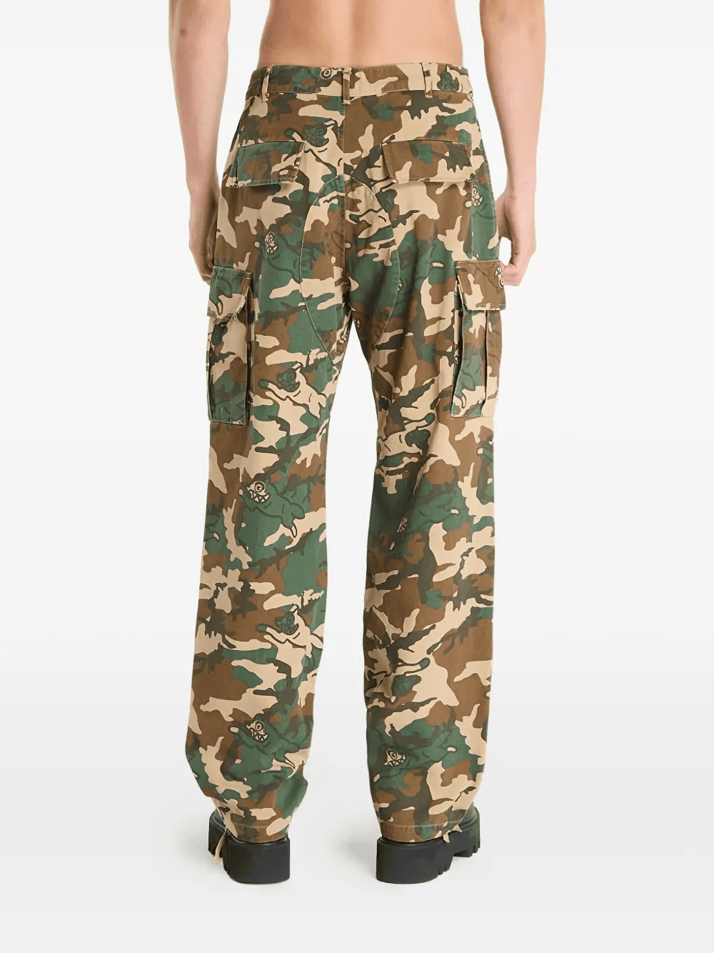Running Dog Woodland camouflage cargo pants - Image 1