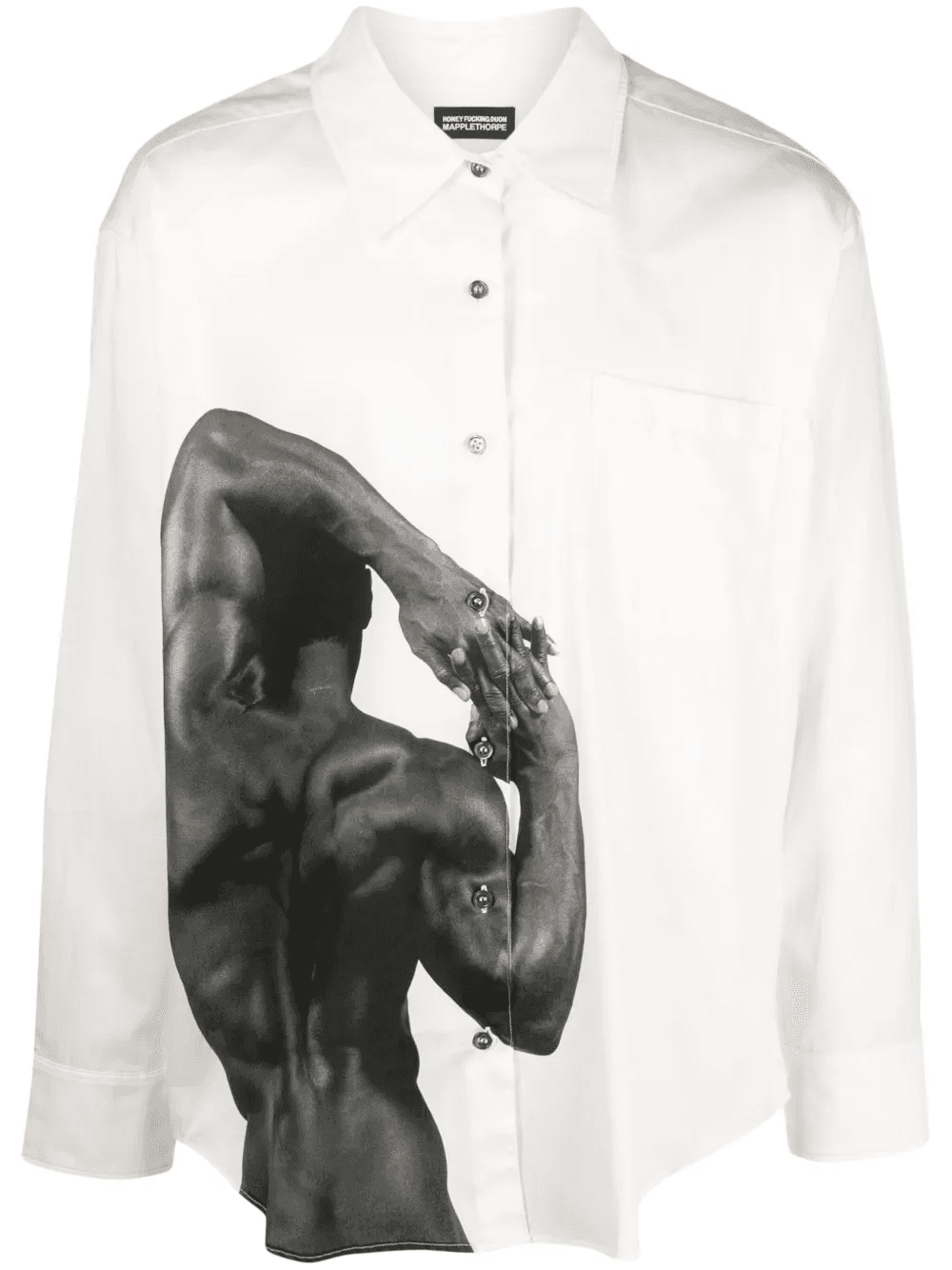 x Robert Mapplethorpe photograph-print cotton shirt - Image 1