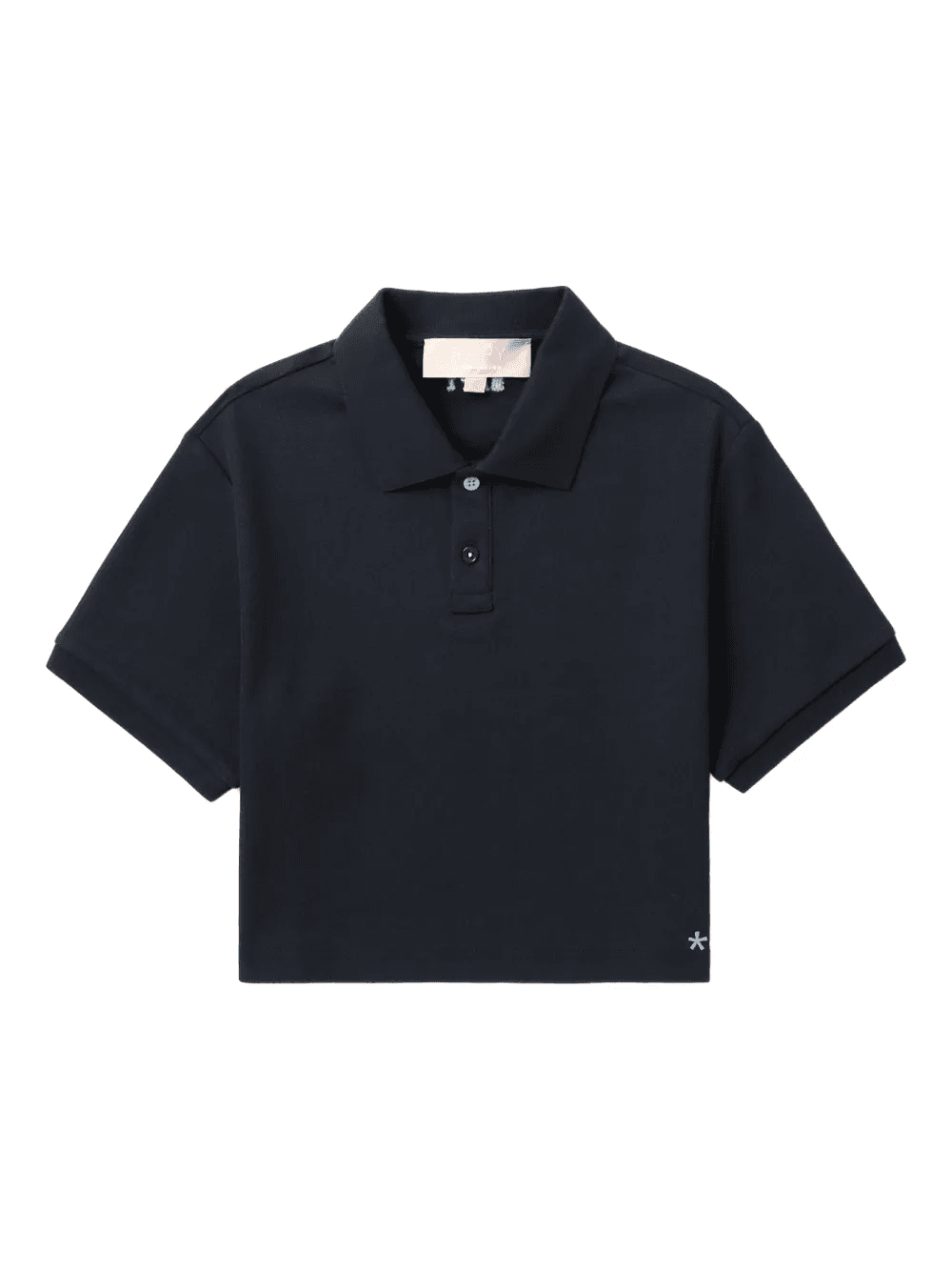 short-sleeved polo top - Image 1