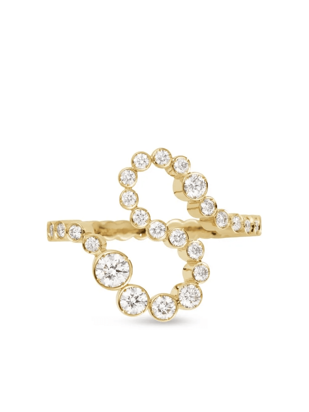 18kt yellow gold Ensemble Coeur S ring - Image 1