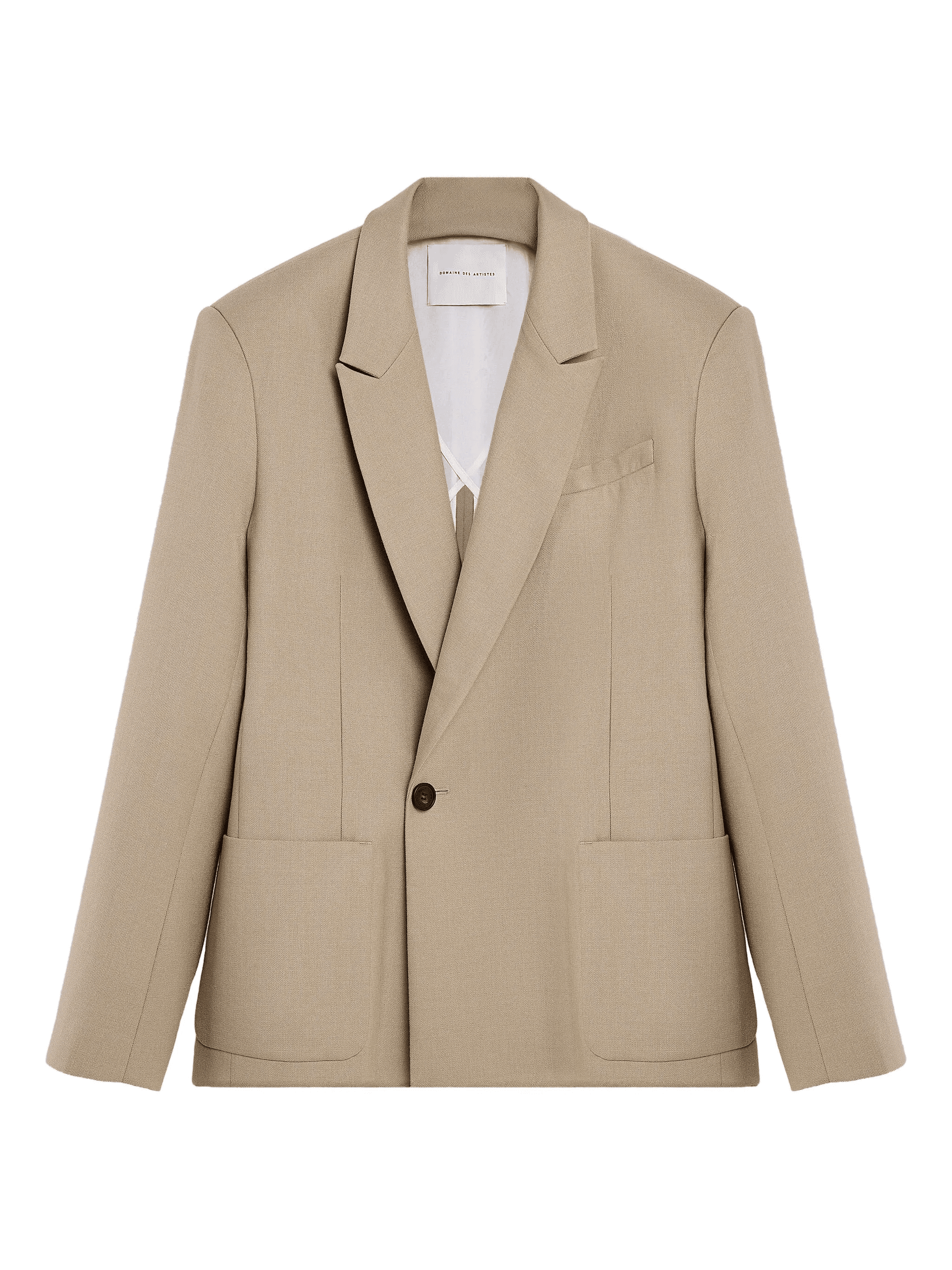 double-breasted patch-pocket jacket - Image 1