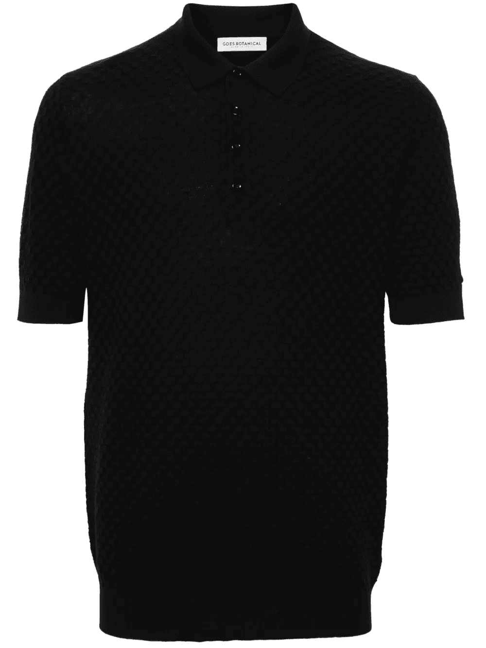 interlock merino wool polo shirt - Image 1