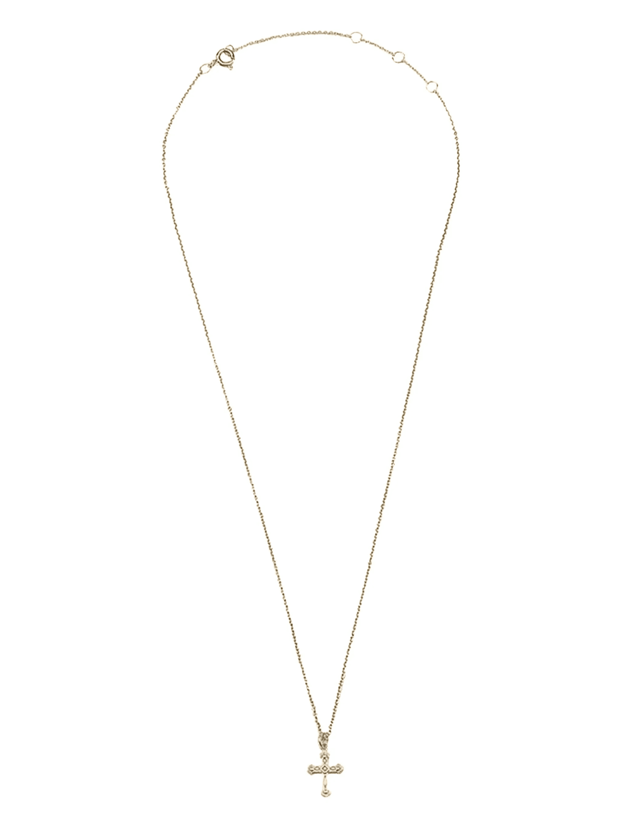 ornate cross necklace - Image 1