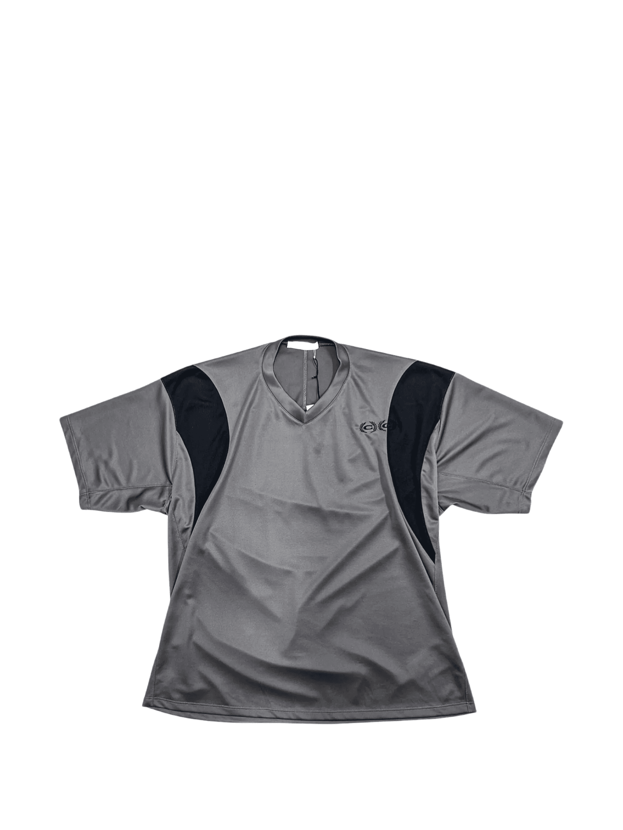 V-neck panelled T-shirt - Image 1