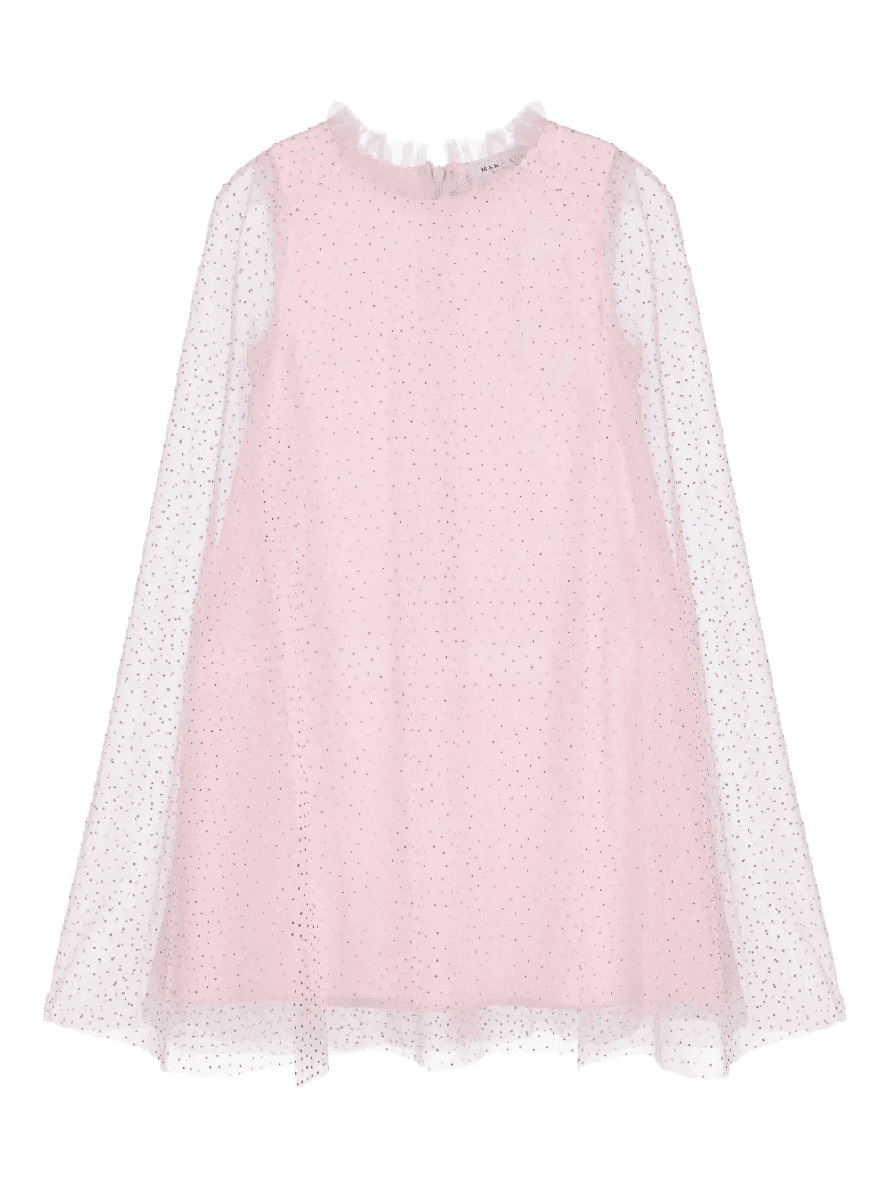 chiffon embellished capedress - Image 1