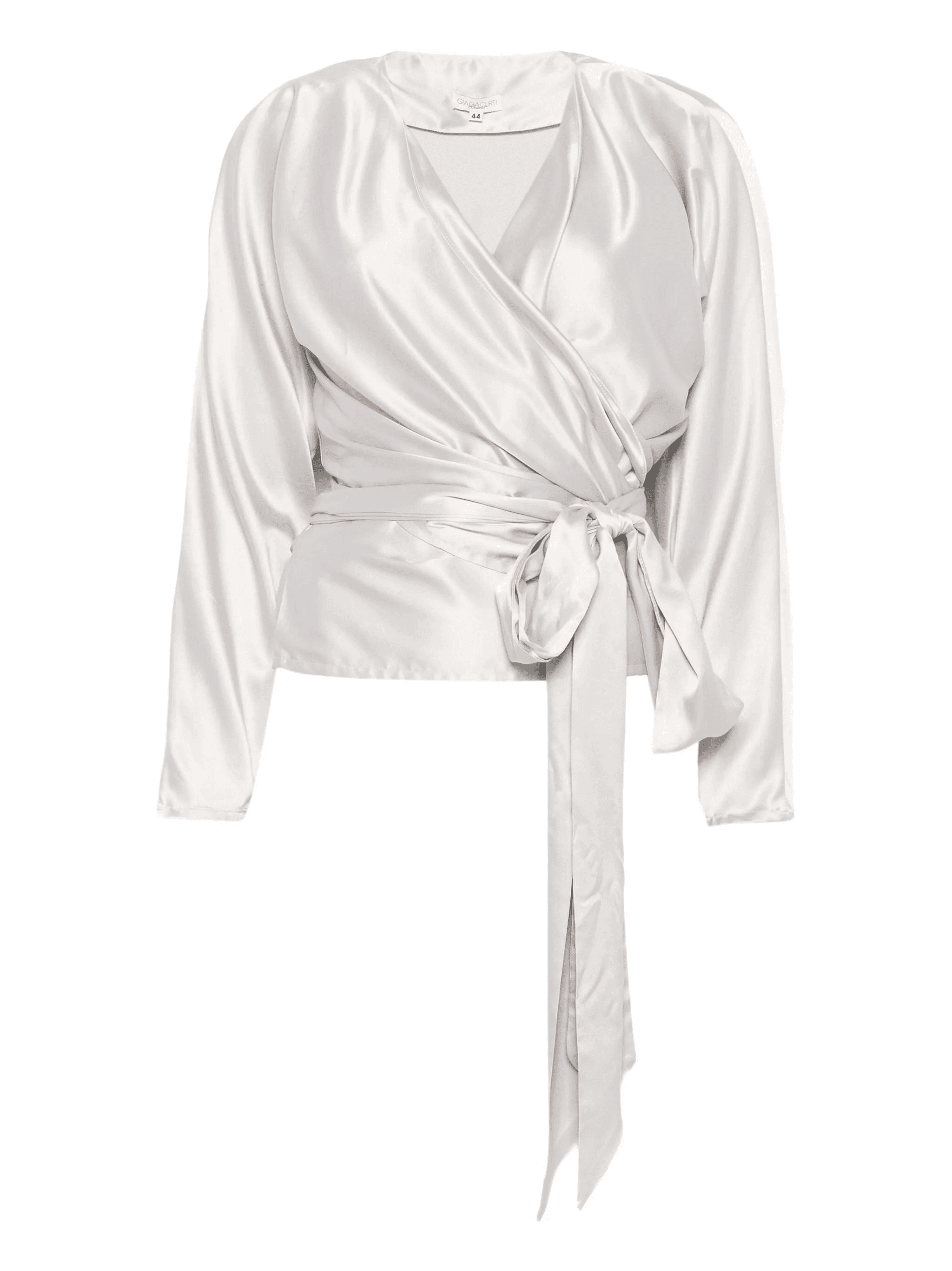 tie-waist wrap top - Image 1