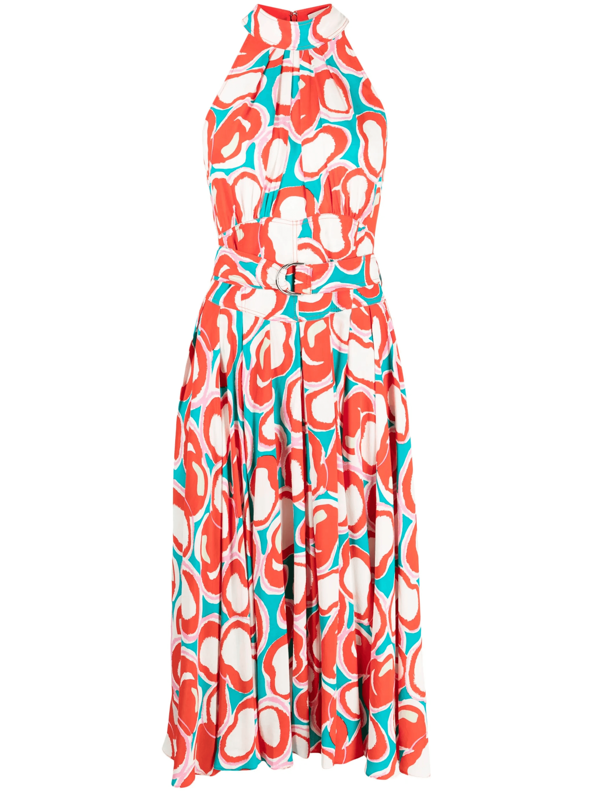 Nicola halter-neck printed dress - Image 1
