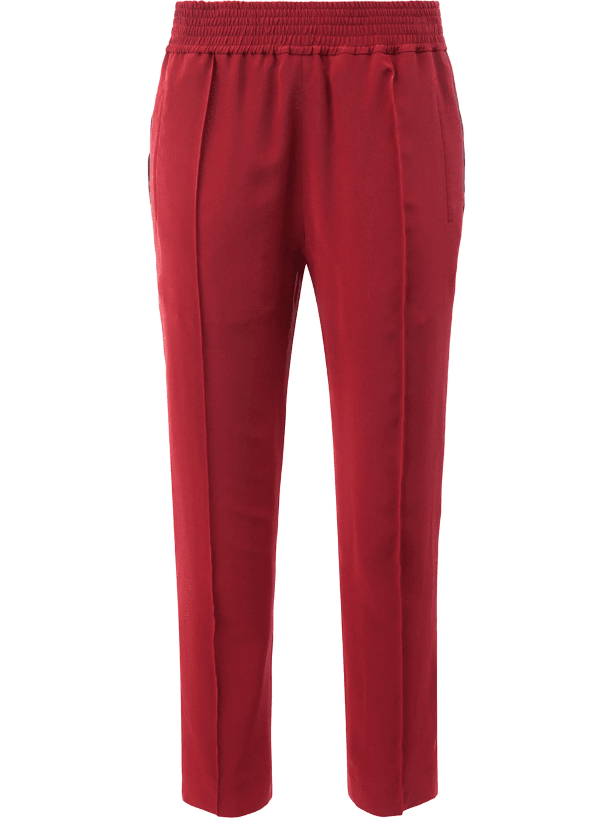 elastic waist cropped pants - Image 1