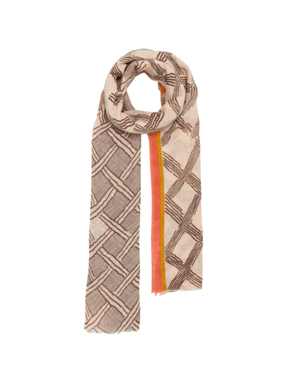 Horizon geometric-print scarf - Image 1