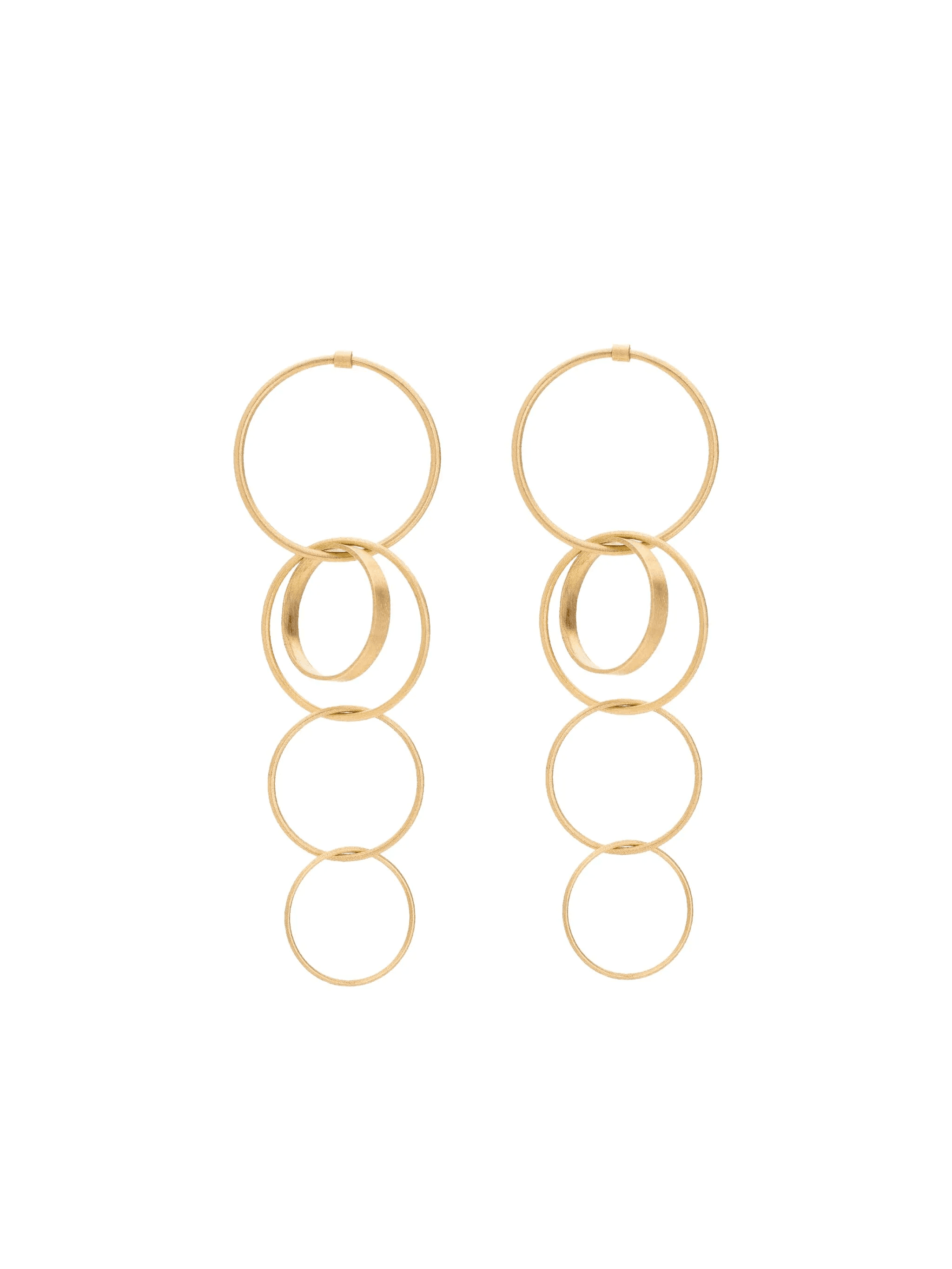 18K yellow gold Sequenza earrings - Image 1