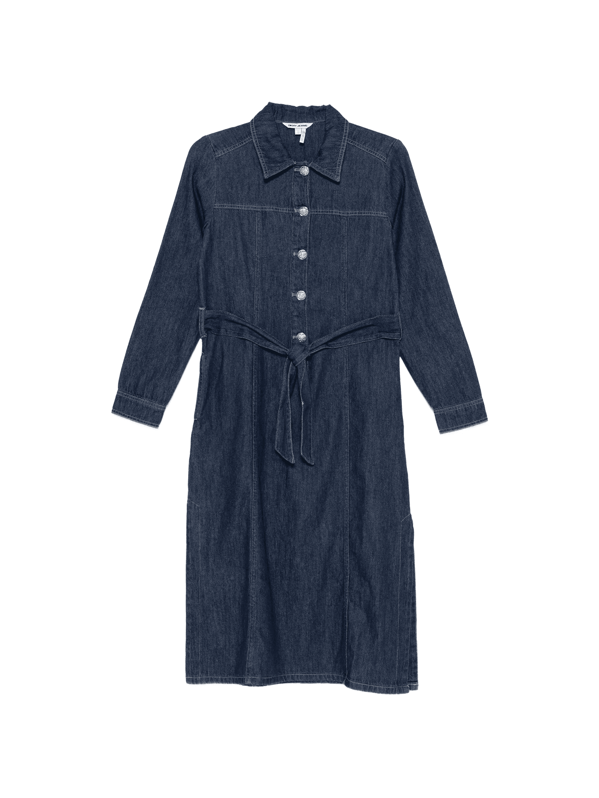 self belt midi dress - Image 1