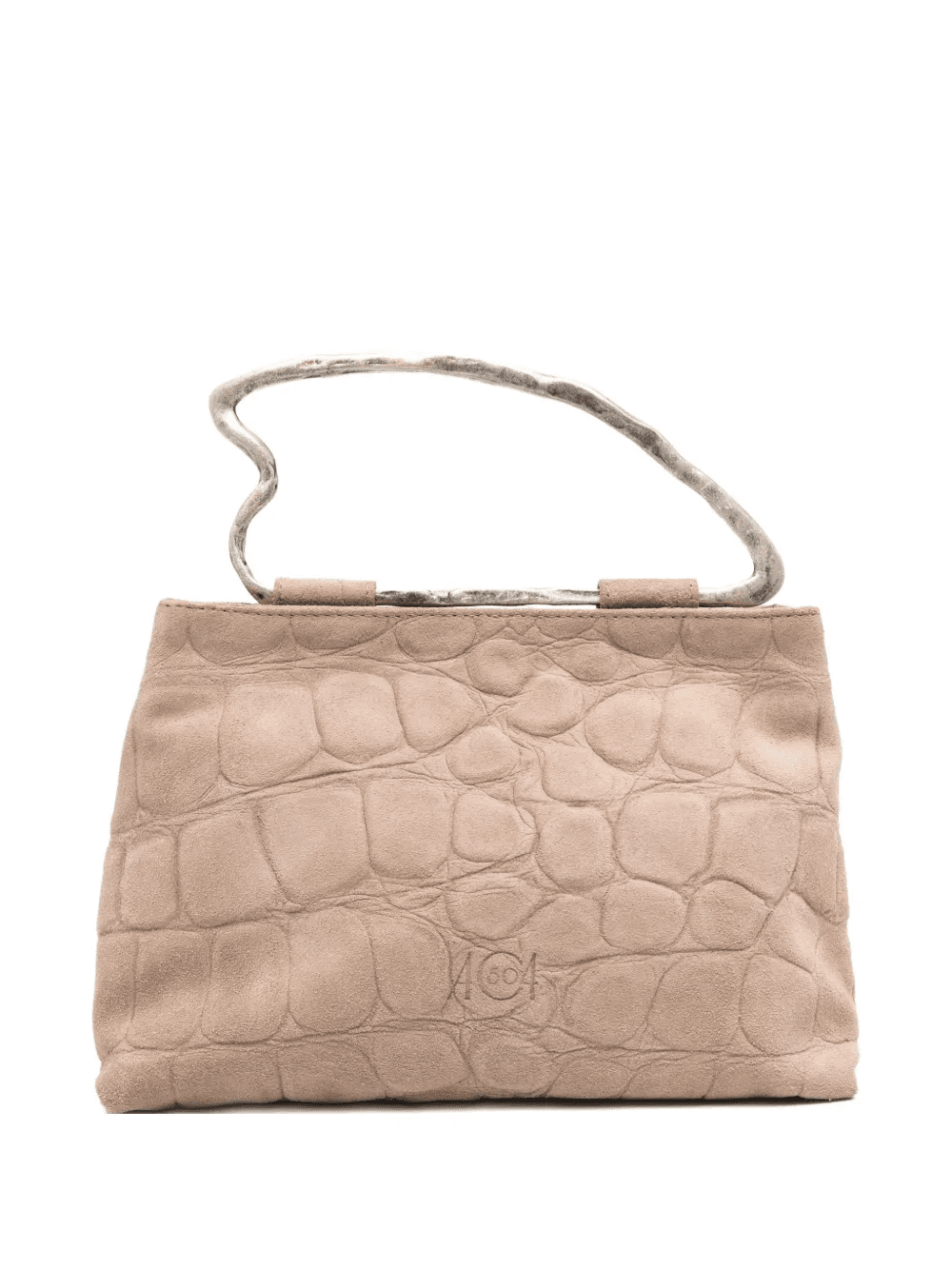 Delia Joy crocodile-effect top-handle tote bag - Image 1