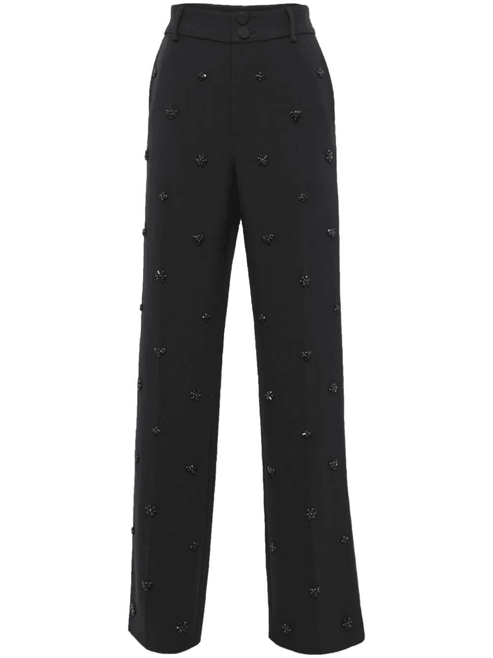 crystal-embellished tailored trousers - Image 1
