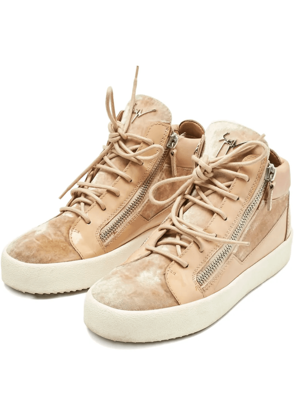 Frankie leather high-top sneakers - Image 1