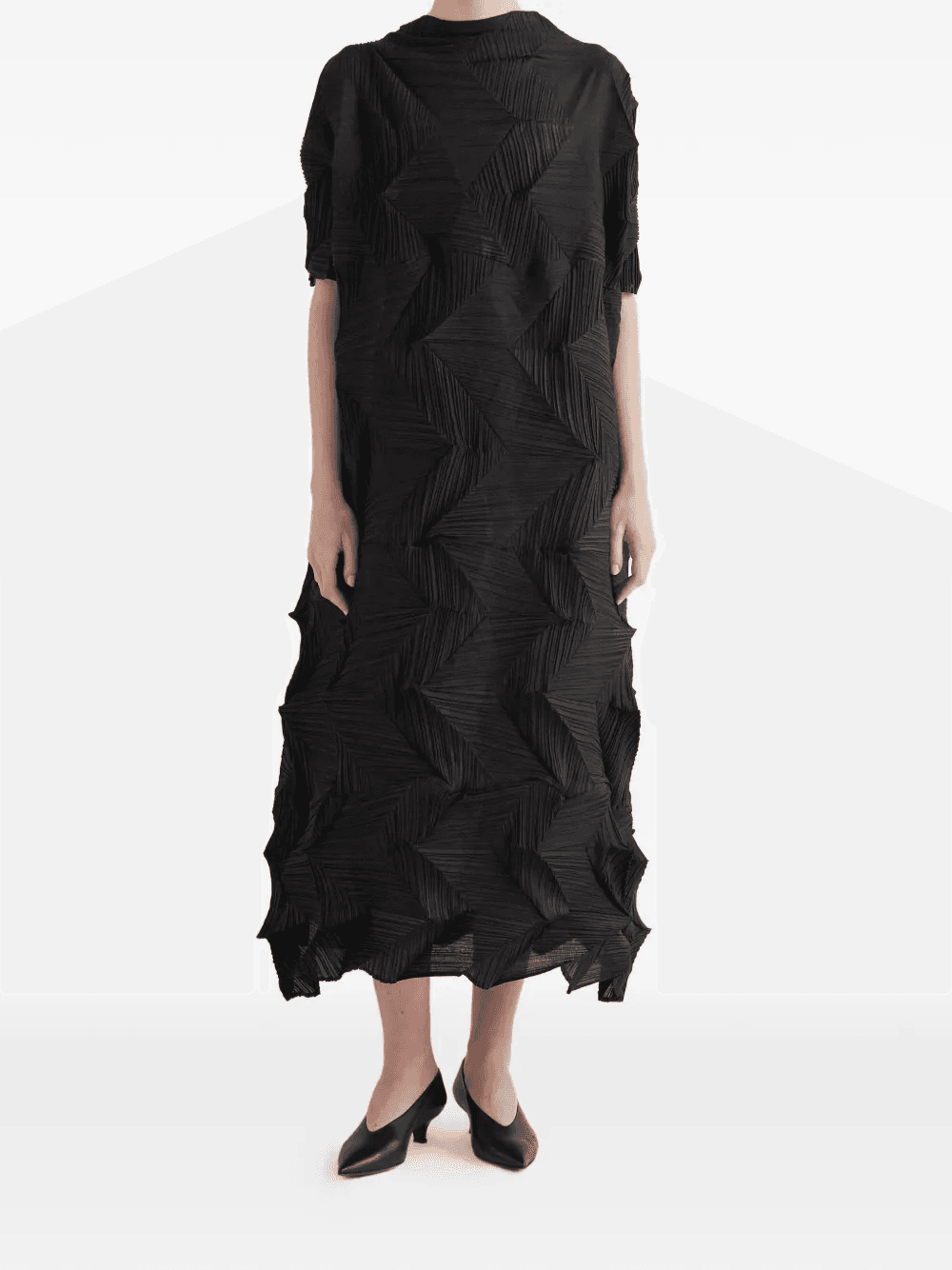 pleated midi dress - Image 1