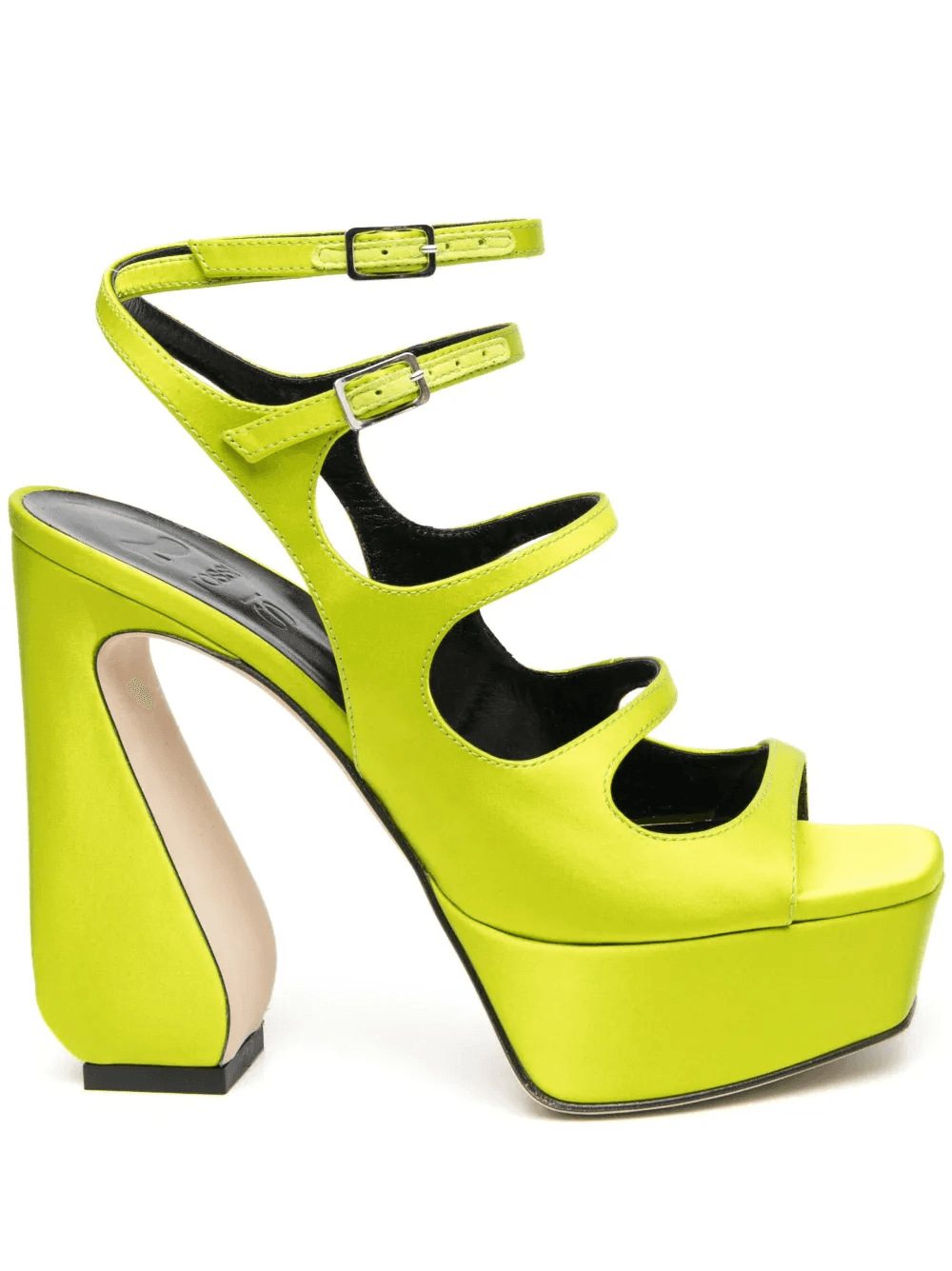 140mm platform leather sandals - Image 1