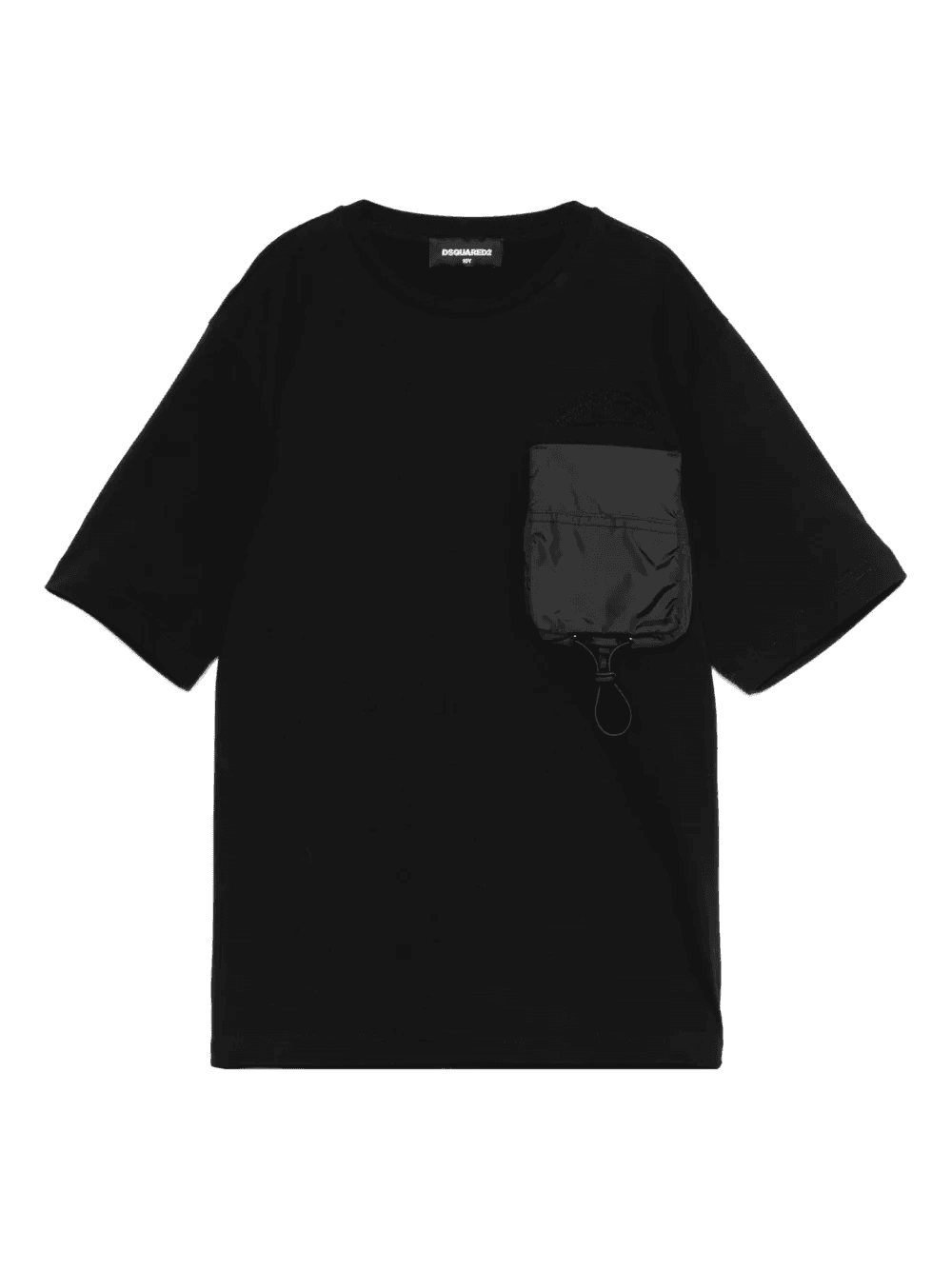 embroidered-pocket T-shirt - Image 1