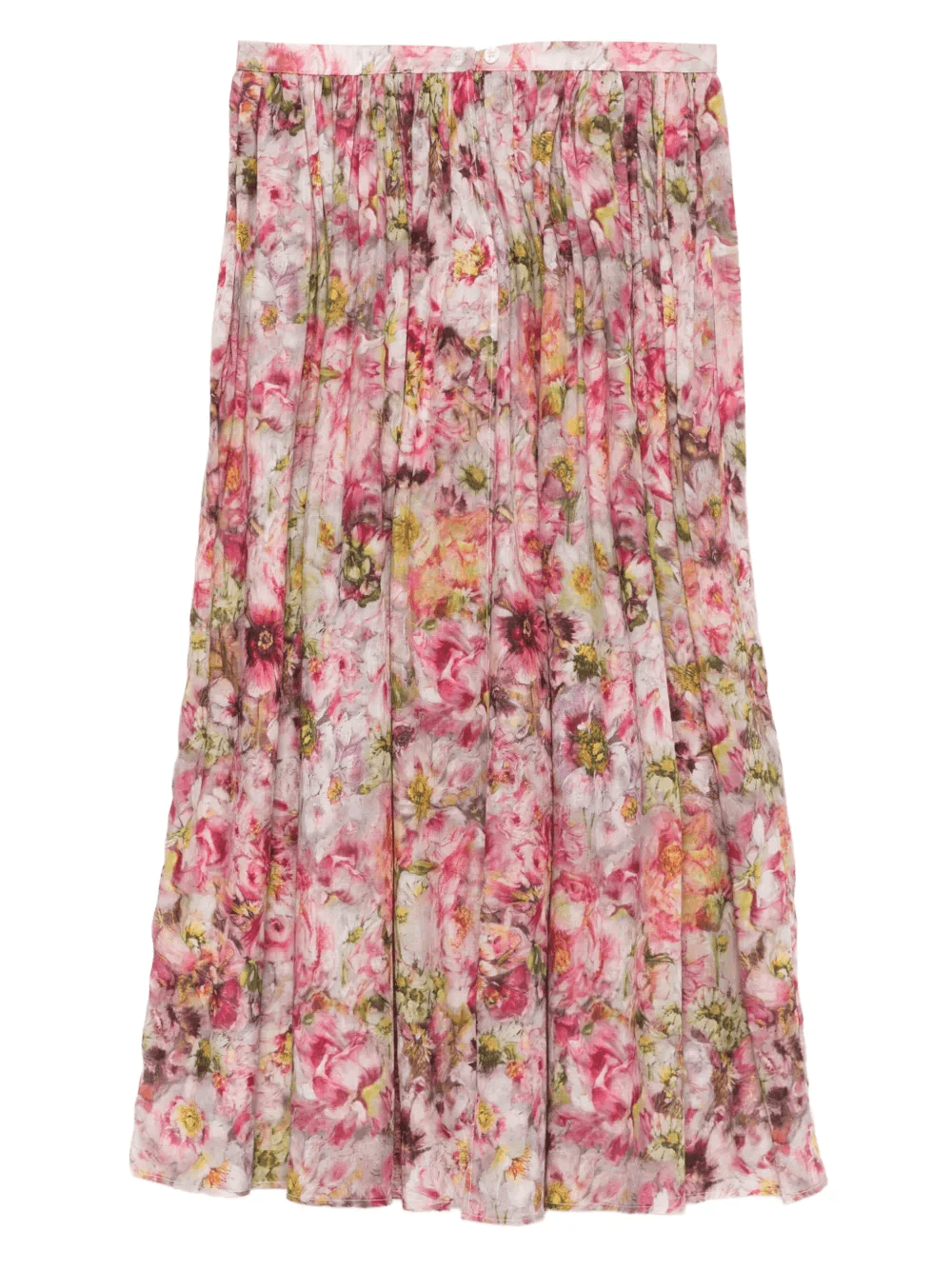 floral-print pleated skirt - Image 1