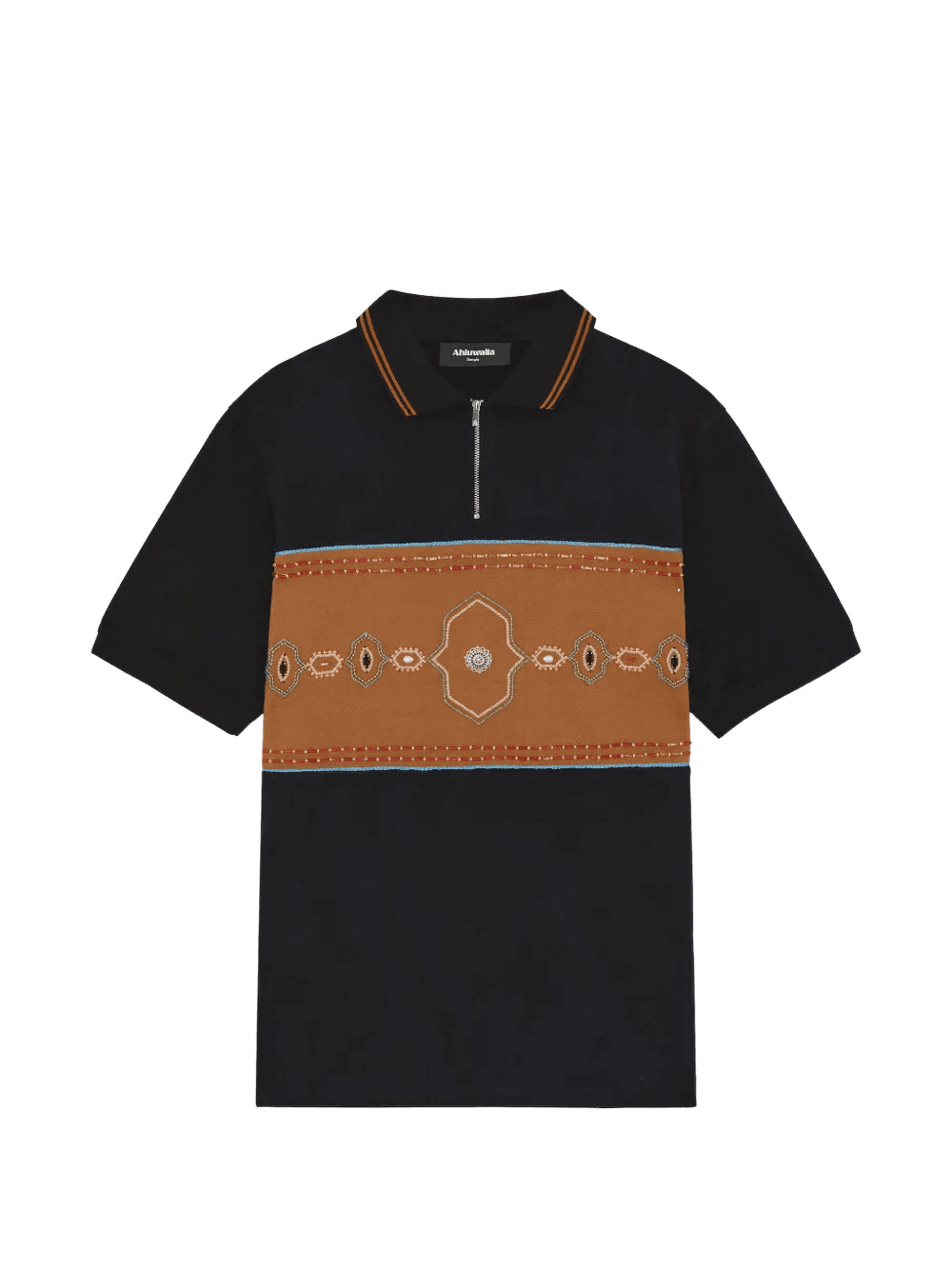 Radha zip-fastening polo shirt - Image 1