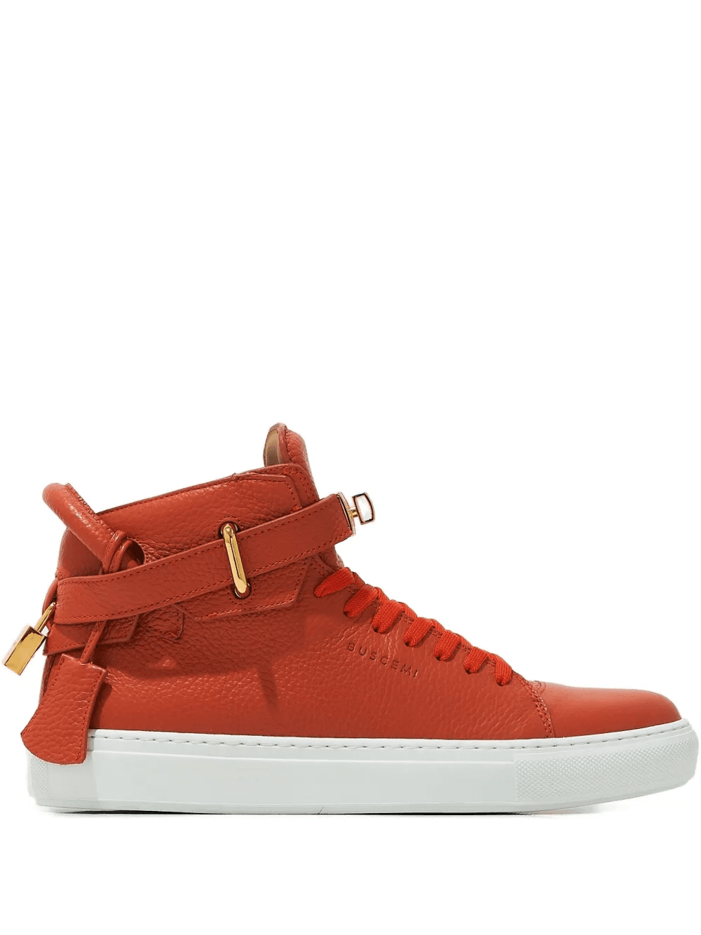 padlock leather sneakers - Image 1