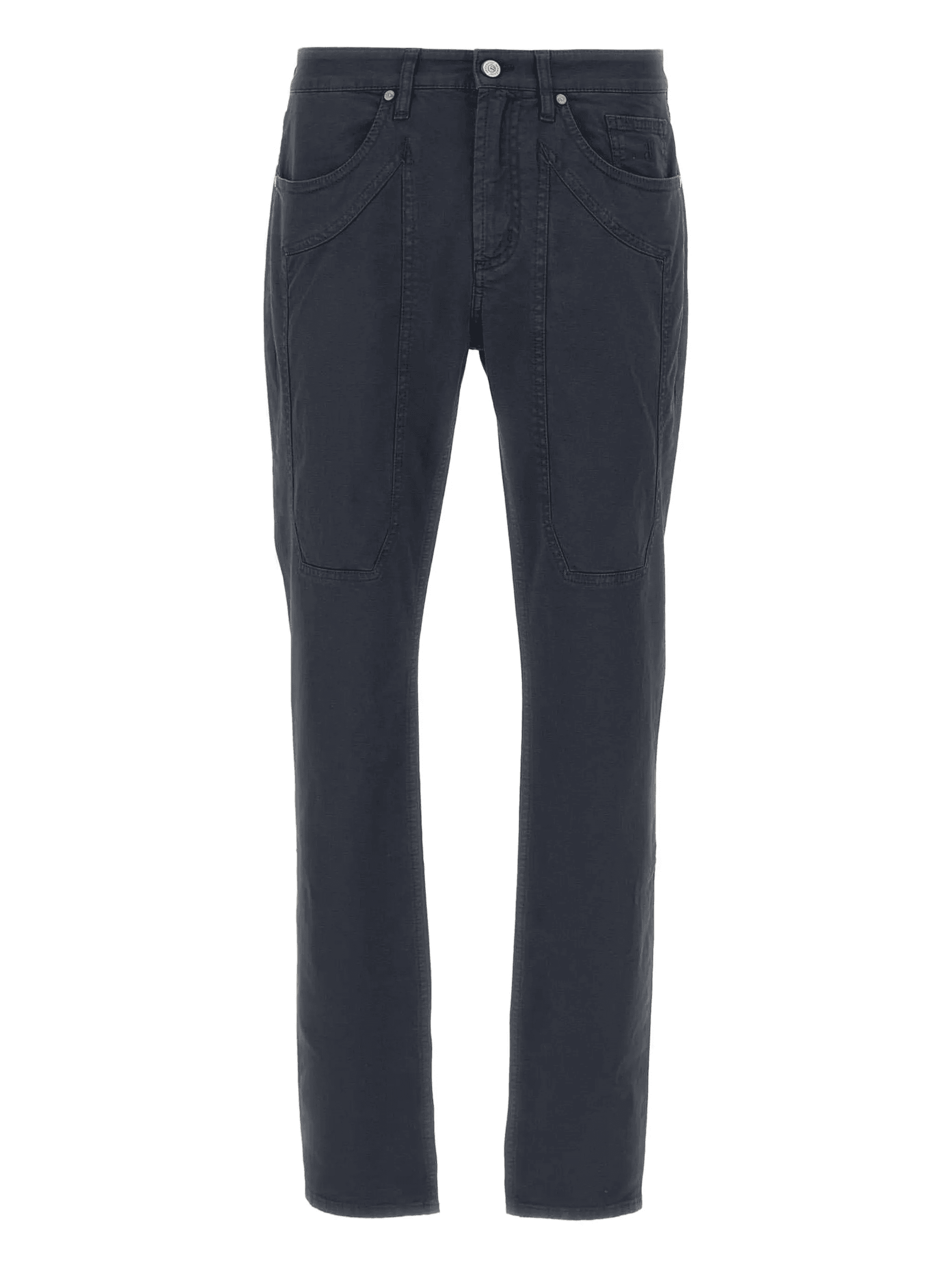 five-pocket logo-patch trousers - Image 1