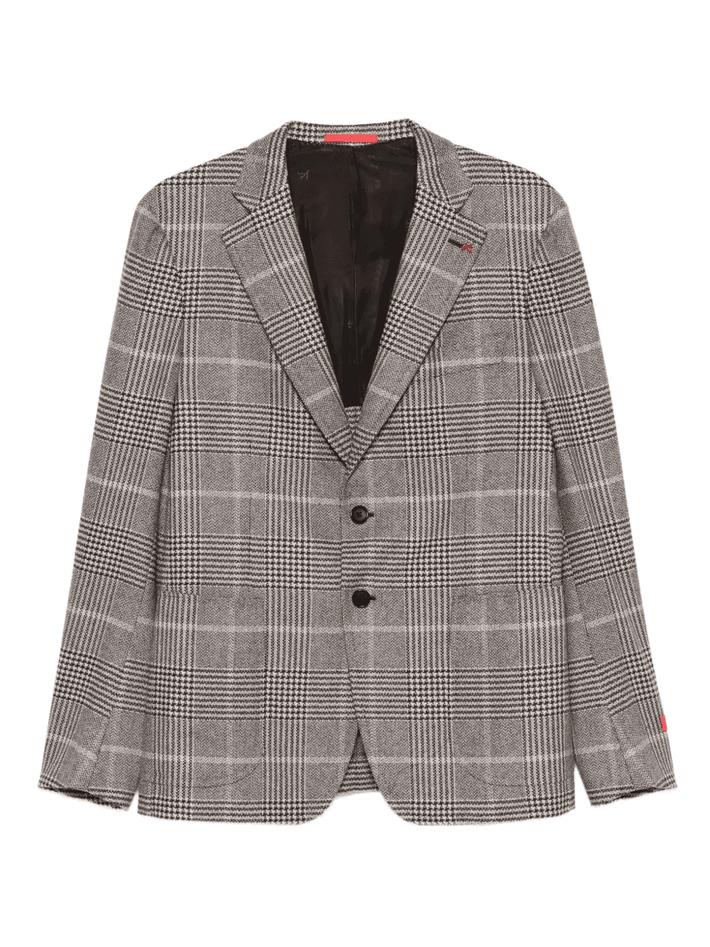 Isaia checked two-button blazer - Image 1