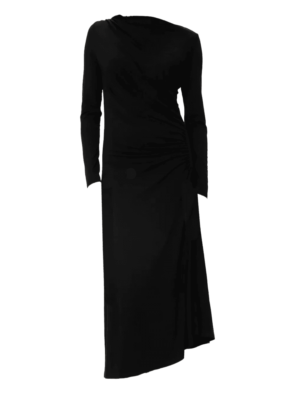 Nashira draped-design midi dress - Image 1