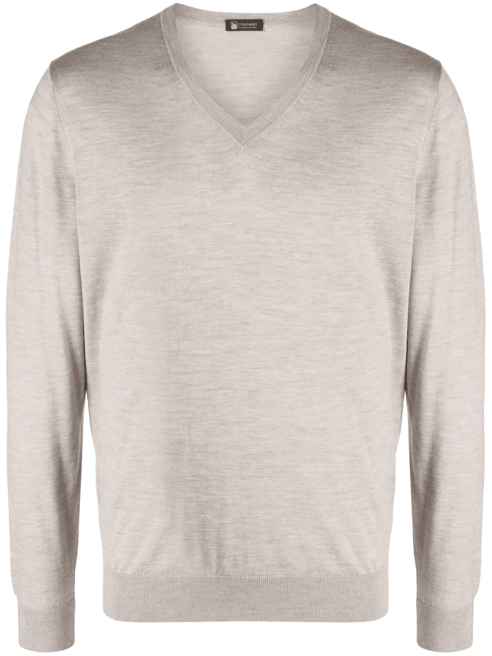 fine-knit V-neck jumper - Image 1