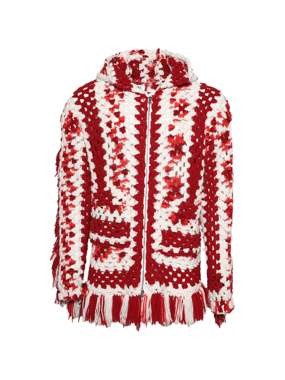 fringed hoodie - Image 1