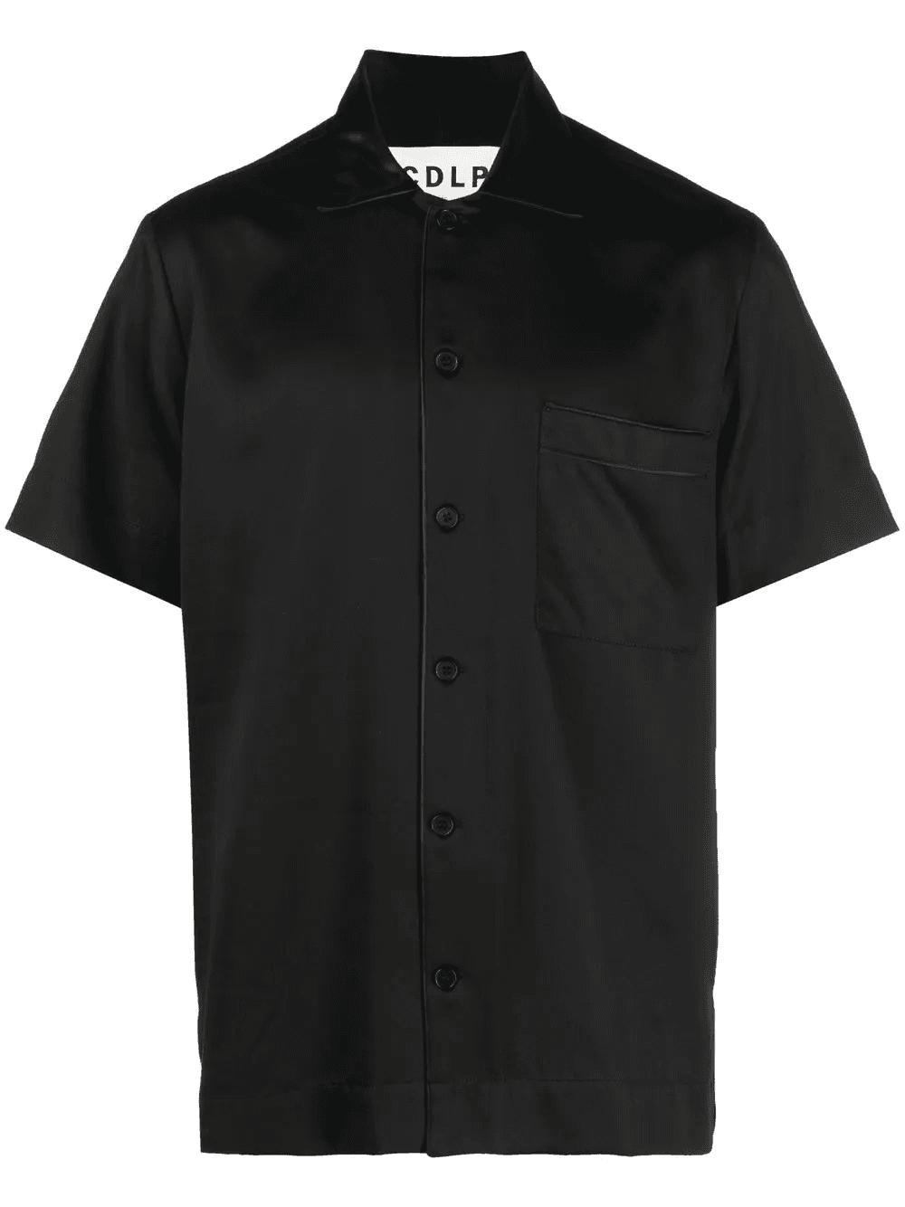 short-sleeve lyocell shirt - Image 1