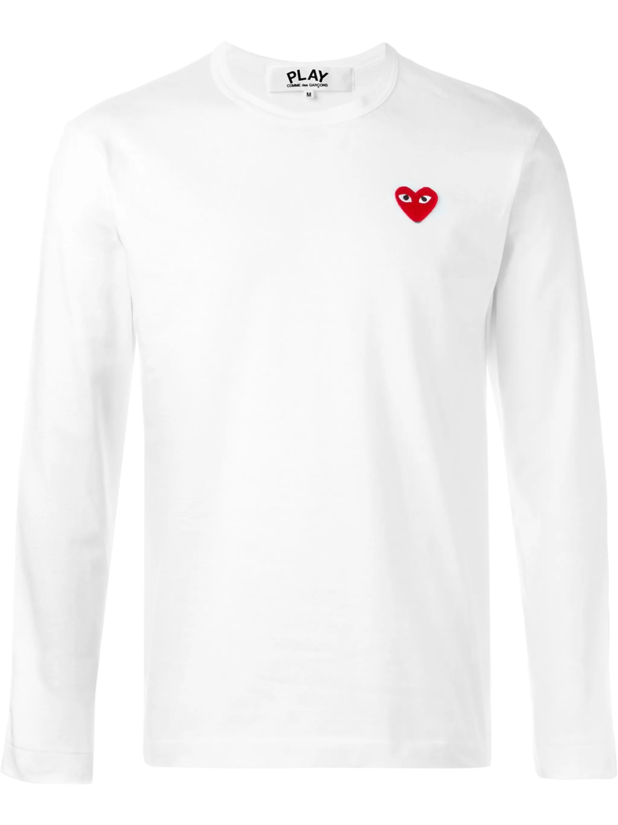heart patch long-sleeved T-shirt - Image 1