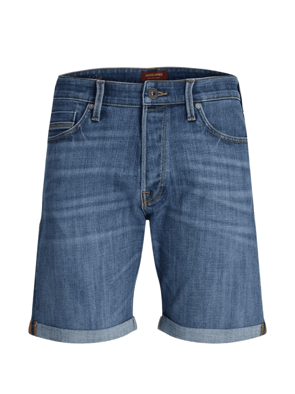cuffed-hem denim shorts - Image 1