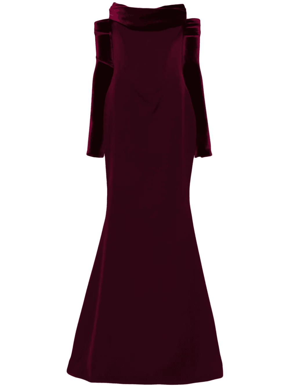 Raven crepe gown - Image 1
