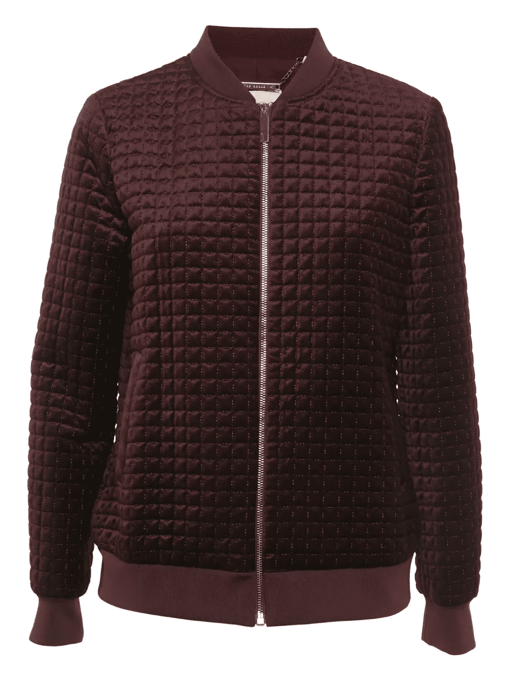 quilted zip-fastening bomber jacket - Image 1